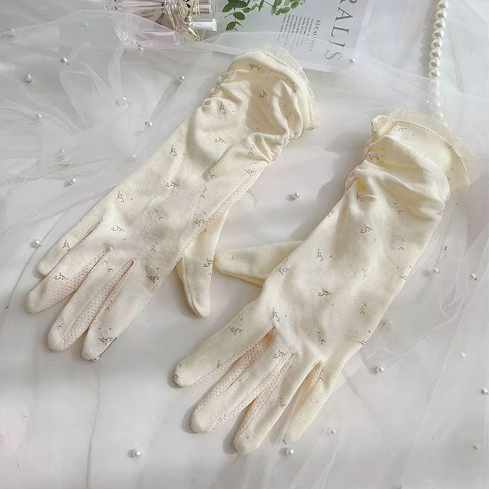 Anti-UV Sun Protection Gloves Mid-length Sleeve Cycling DrivingGloves Outdoor Activities