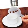 16 Pcs Foam Latte Art Stencils for Latte Cappuccino Coffee Decorating Tools