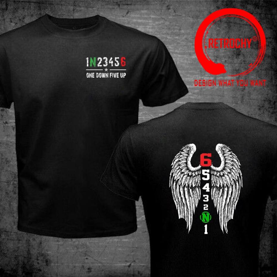 Funny Design Wing Design 1n23456 Motorcyle Shirt Unisex Fashion Trendy Casual Clothing Stylish Tops Tee Shirt Leisure Tshirt Unisexs