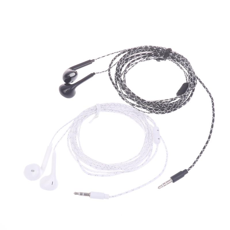 2M/3M Cable Length Wired Earphones In Ear Monitor Music Game Earbuds Headphone 3.5Mm Heavy Bass Headset