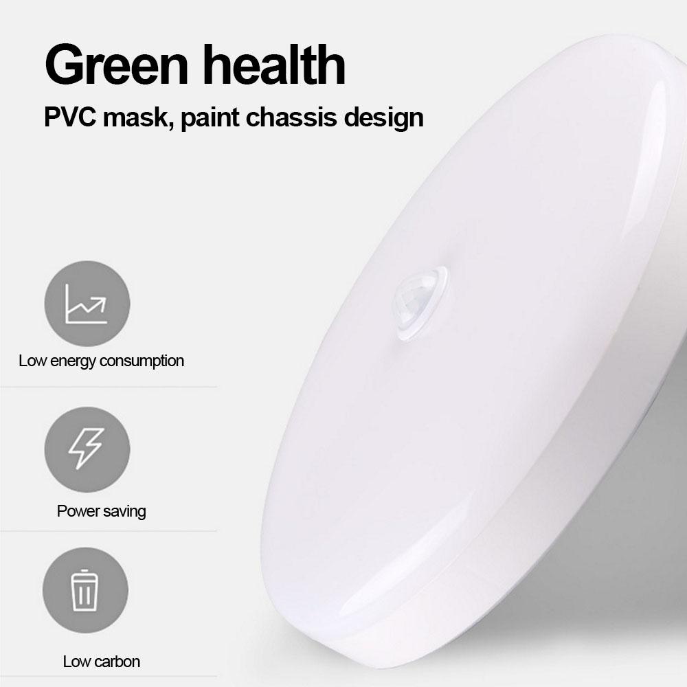 12W 18W LED Ceiling Light With PIR Radar Sensor Modern Indoor Lamp For Living Room AC 85-265V
