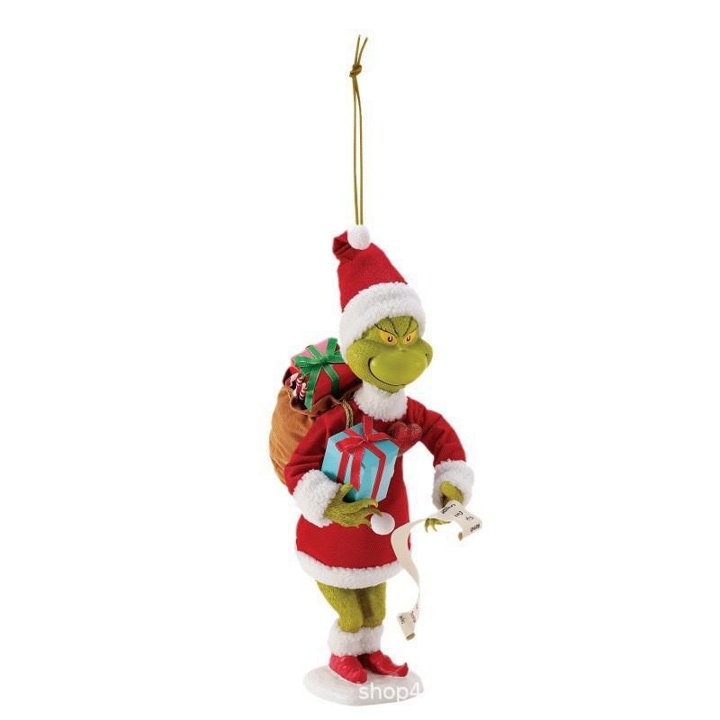 Green 2023 Unique Monster Cartoon Holiday Hanging Decorations For Joyful Christmas Decor