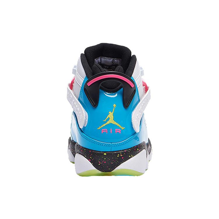Jordan 6 Anillos Luz Blanca Azul Claro Fury Cyber CK0018-100