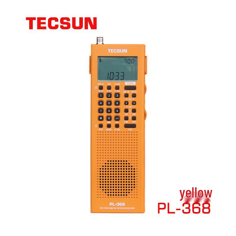

Радіоприймач Tecsun PL-368 Повний діапазон Цифровий DSP SSB Standard помаранчевий