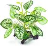 2pcs Reptile Artificial Plants, Terrarium Plants Decorations Supplies, Aquarium Fish Tank Plant, Amphibian Habitat Hideout Tank Accessories