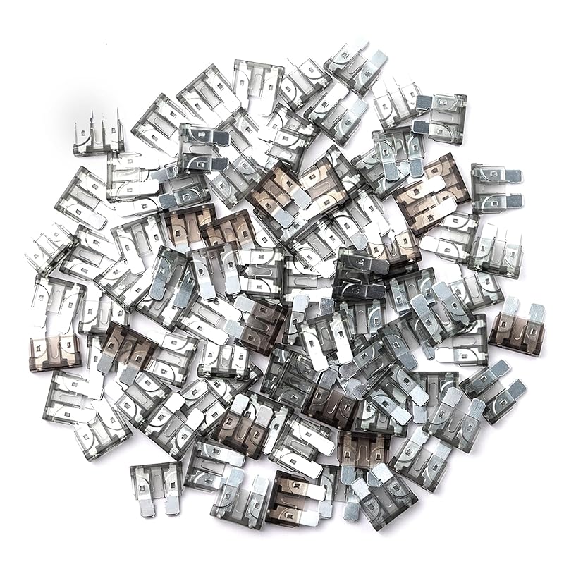 100Pcs 3 Amp Fuses HVAC ATC/ATO Stanbdard Fuse, 3A Car Fuse Blade for Automotive, Truck, Boat, Motorcycle