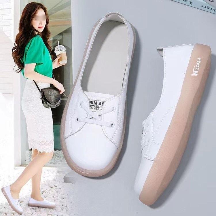 Fashion Spring and Summer Fashion New Mesh Breathable Round Toe Shallow Mouth Casual and Comfortable Flat Walking Shoes Sneakers