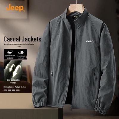 Men's Fall 2025 Casual Stand-Collar Jacket