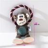 Pet Plush Toy: Chewing Monkey, Lion, and Elephant with Interactive Sound