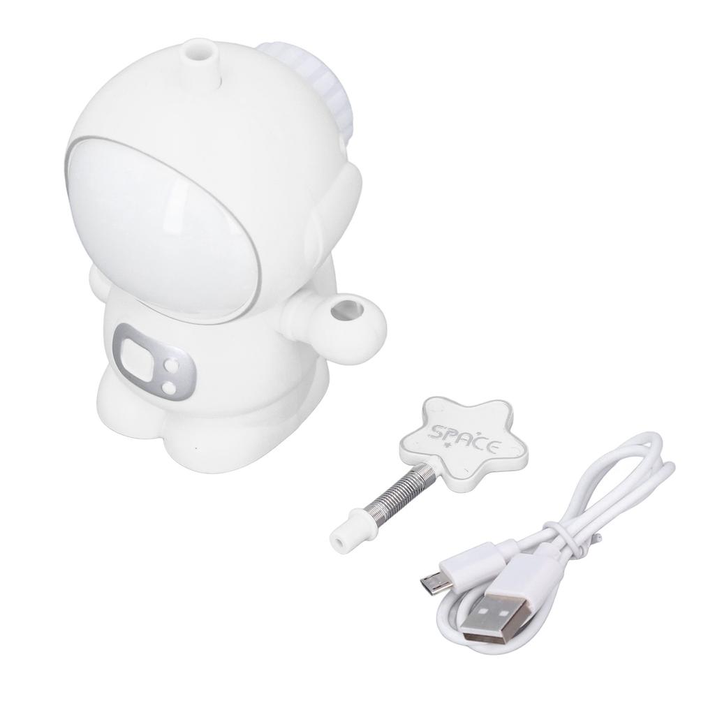 LED Schreibtischlampe 2 Beleuchtungsmodi Augenschutz USB-Aufladung Astronaut Nachtlicht mit Bleistiftspitzer für Heimschreibtisch