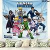 Hunter X Hunter Wall Tapestry Aesthetic Wall Hanging Printed Fabric Blanket Decorative Tapestries For Bedroom Living Room Home Decor