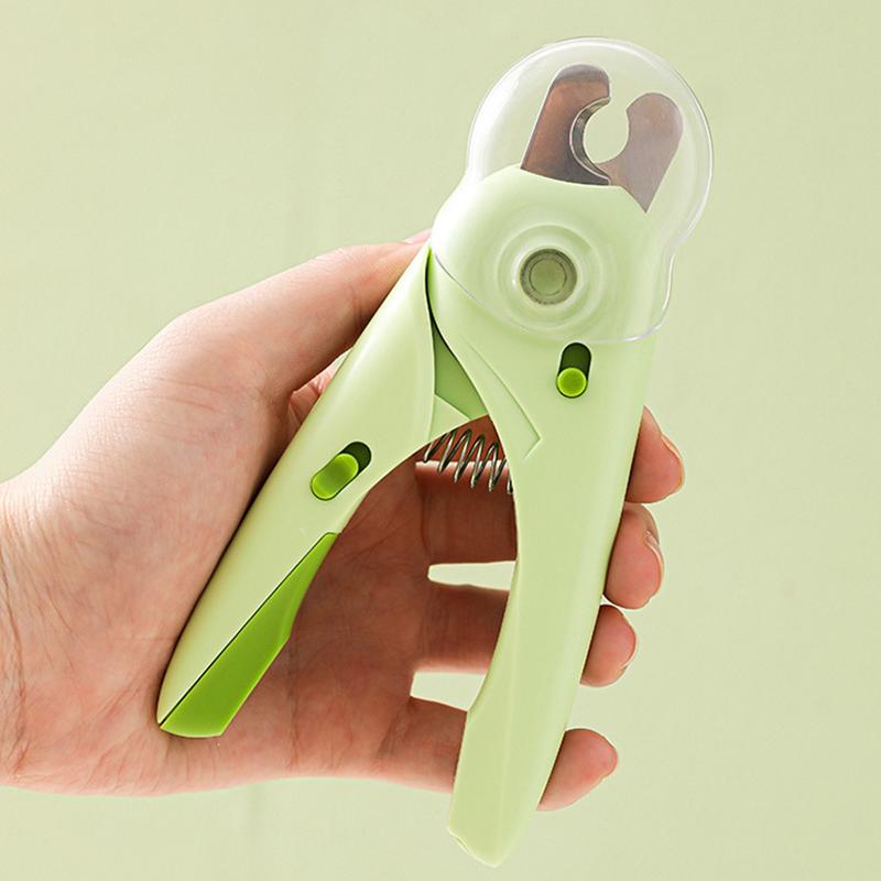 Professional Pet Nail Clipper for Dogs Cats LED Light Pet Nail Toe Claw Trimmer with Nail File Puppy Kitten Grooming Supplies
