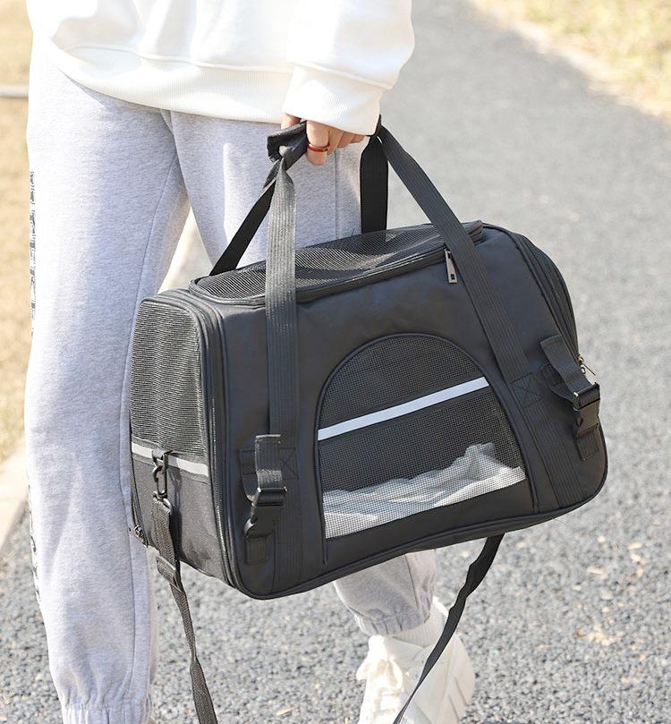 Rucsac Portabil Pliabil pentru Animale de Companie – Geantă de Mână Respirabilă pentru Pisici și Câini