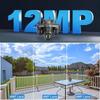 Nieuwe 6K 12MP WiFi IP Camera Buiten Drie lenzen Panoramisch Beeld PTZ IP Cam Bewegingsdetectie Beveiliging CCTV Videobewaking