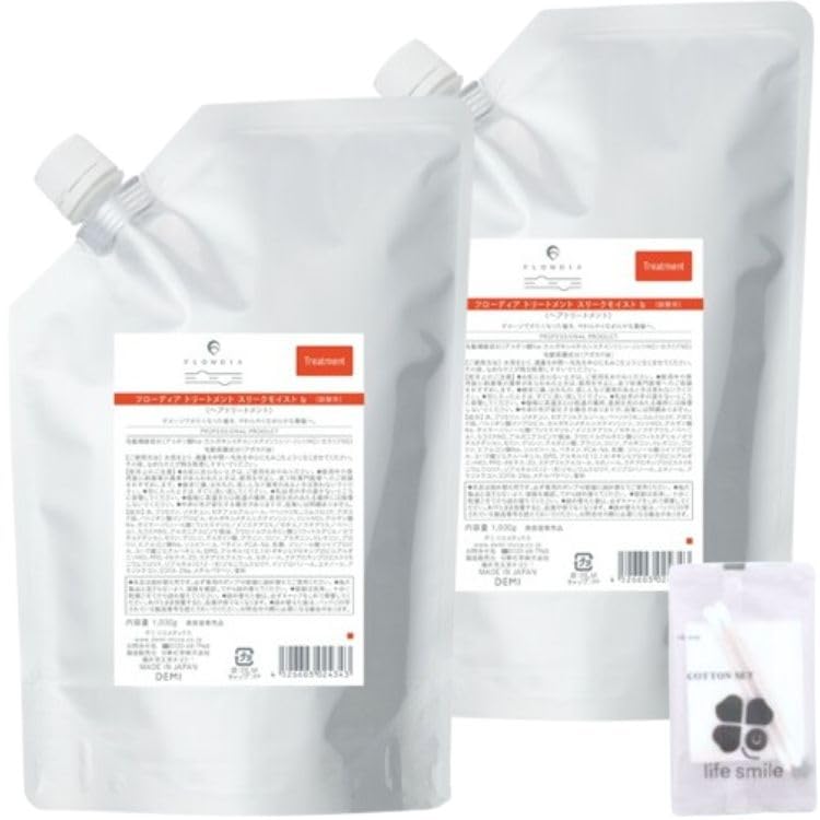 

of Frodia Treatment Sleek Moist 1000g Refill life smile original [Set 2] [with cotton]