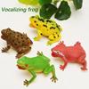 Realistic Texture Simulation Frog Toy Lifelike Appearance Toad Figurine  Animal Collections