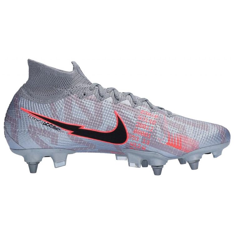 Nike Mercurial Superfly 7 Elite SG Pro Neighbourhood Pack - Vlčí šedá Pánské kopačky Jasně mangová Černá CJ6136-907