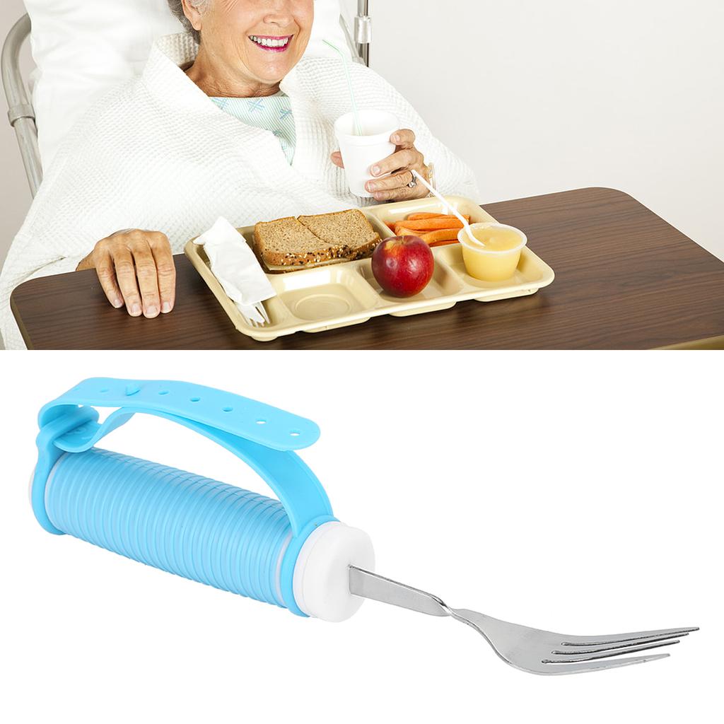 Eating Aids Fork Stainless Steel Rotating Fork Rotated Eating Utensils for The Elderly