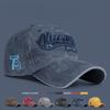 New Three-dimensional Embroidery Soft Washed Cotton Old Hat Men's Letter Trendy Men's Outdoor Fashion Faded Baseball Cap