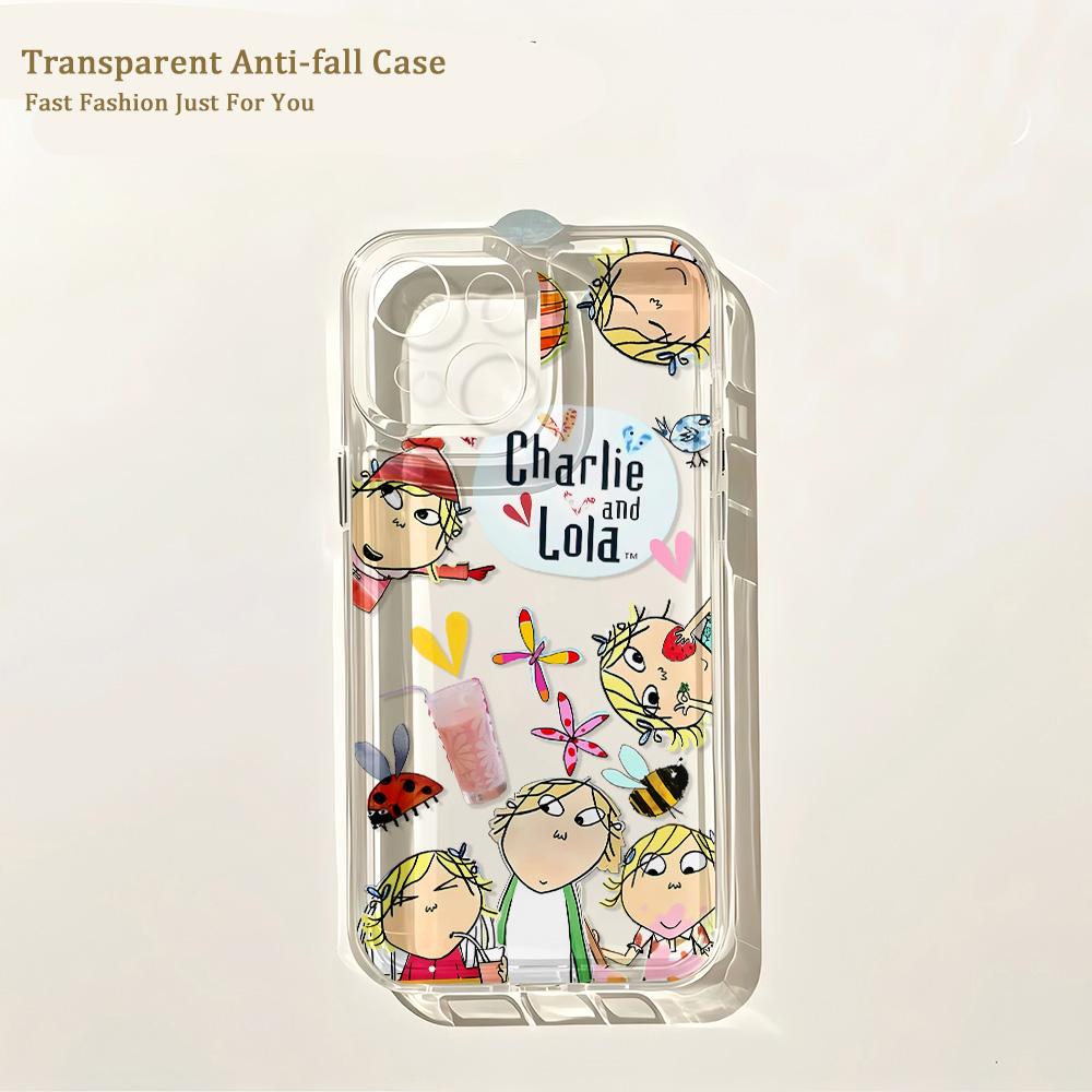

Cartoon C-Charlies And L-Lolas Hot Phone Case For iPhone 17 16 16e 15 14 13 12 11 Mini Pro Max X XR XSMax 8 Air Plus Back Cover iPhone 11