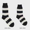 [Basic Color 5-Pack] Work#rugby / Rugby Wide Stripe Fashion Socks