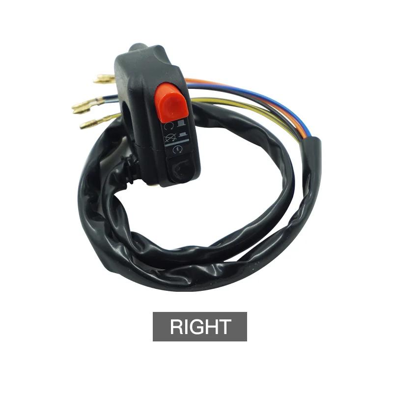 

12V Universal 7/8 22mm Handlebar Motorcycle Switch Headlight Turn Signal Horn ON OFF Start Kill Switch For Yamaha BMW Honda Right