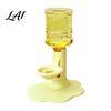 Abbeveratoio Automatico da Interno per Cani Dispenser d'Acqua per Gatti a Gravità Serbatoio 640ml Ciotola Ricaricabile Rialzata Sicura Plastica Fornitura per Animali Domestici Idratazione Senza Mani
