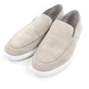 Great Slip-on Julian Veau Velvet Moccasins Beige Mens 40 Used
