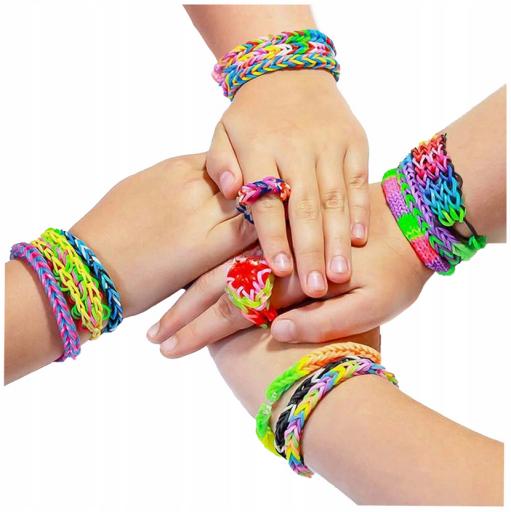 Set of Rubber Bands for Making Bracelets Jewelry Fun Crafts for Children XL