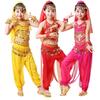 Kids Indian Dance Performance Costume New Children Belly Dance Ethnic Set Girls Arabian Princess Stage Outfit