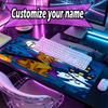 Custom Name Personalized Scooby Pattern Mousepad, Laptop PC Desk Mat, Decorative Desk Mat for Home Keyboard Pad Gift