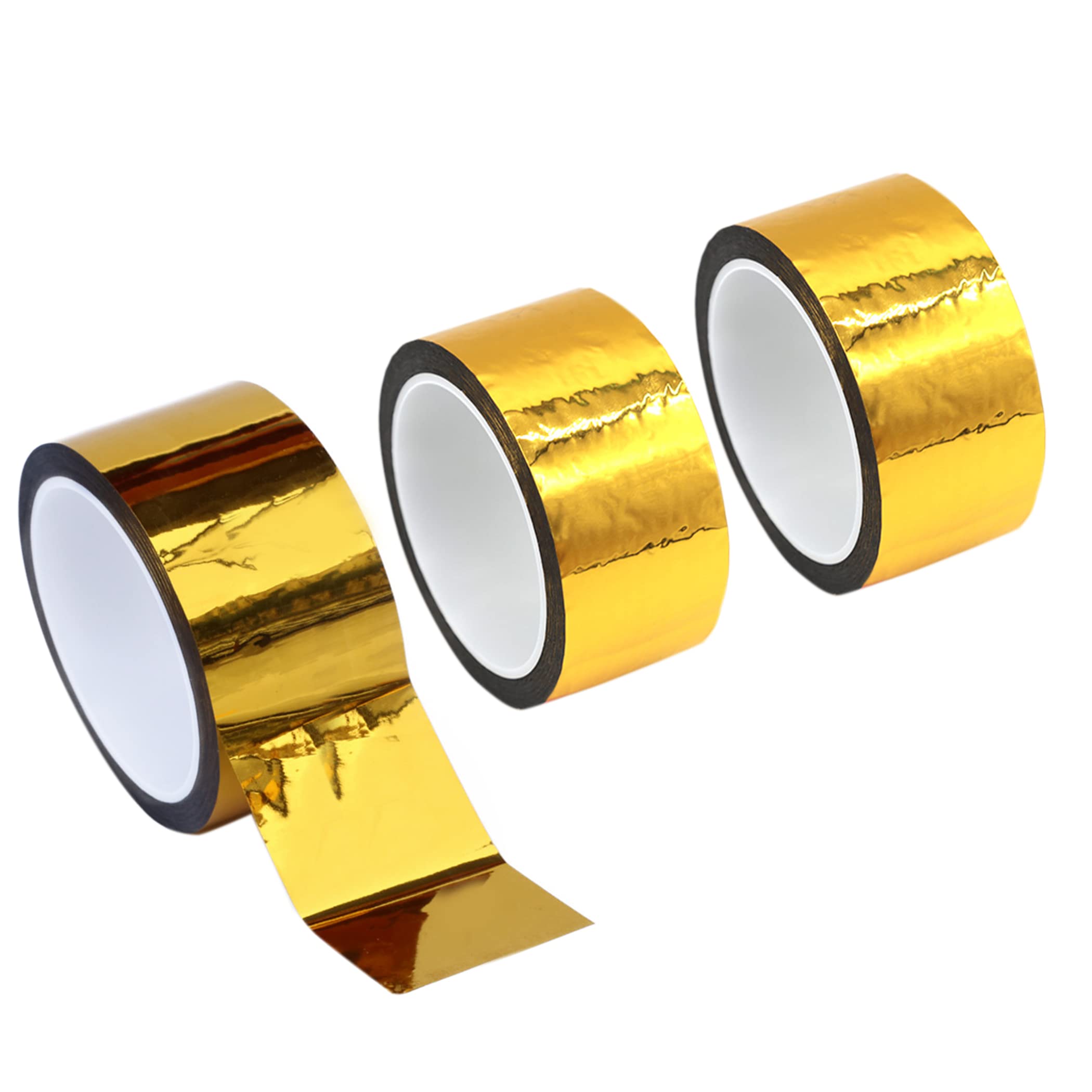 

Felimoa Золотые ленты-наклейки для Рождества ft Набор из 3 рулонов Свадьбы, Украшения, Прибл.. 168.8 (50 м),