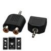 3.5mm To Dual 2 RCA Female Male Jack Audio Adapter Y Splitter Audio Adapter for TV Video Headphone Converter Video Accessories