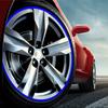 16 Pieces/Set Universal Reflective Wheel Rim Stripe Tape Stickers Red Decal Fit Car Motorcycle Printing Film