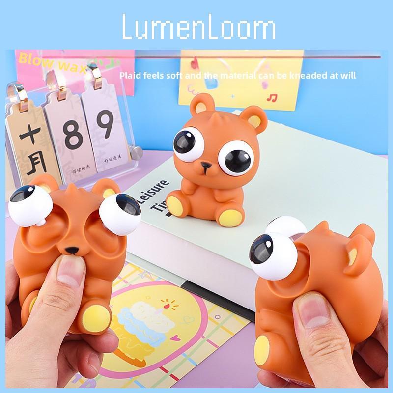Exploding Bear Eye Children Toys Stress Reliever Home Office Family Gift Fun