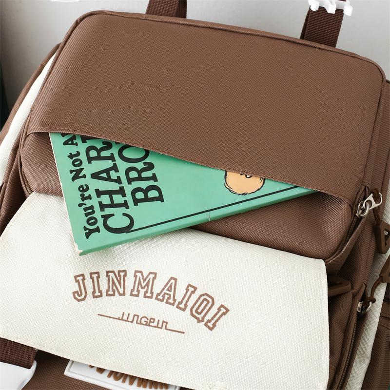 Fünfteiliges Rucksackset Kinderrucksack mit großer Kapazität für Gymnasiasten zur Reduzierung der Belastung durch den Ridge Protection-Rucksack