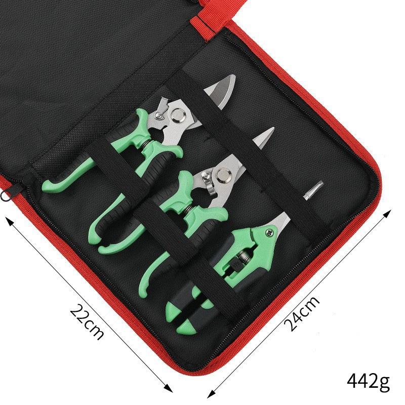 3pcs Professional Gardening Shears Stainless Steel Branches Fruit Trees Flowers Household Pruning Tools Scissor Tool