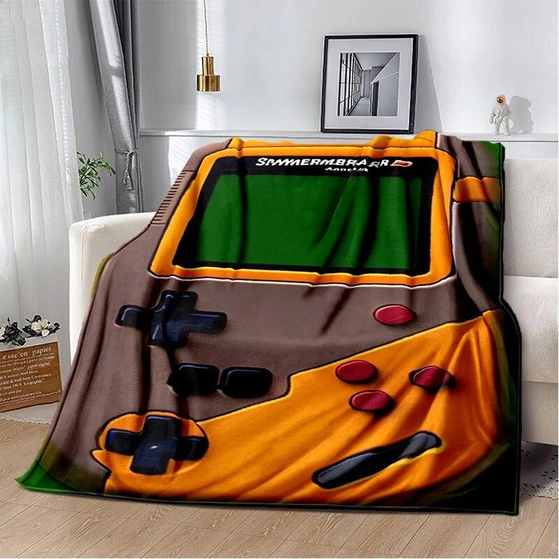 

Ковдра Game Boy GamePad Retro Games Console, м яка ковдра для дому, спальні, ліжка, дивана, пікніка, подорожей, офісної ковдри, дитячої 30x40in