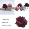 Fabric Flower Serviettes Rings Perfect for Party Gatherings and Celebration