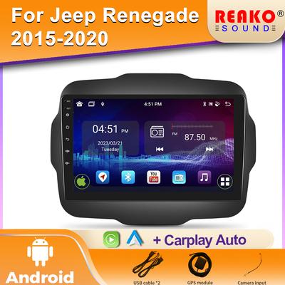 נגן מולטימדיה לג'יפ רנגייד 2016-2020 Carplay Android Auto רדיו לרכב סטריאו 4G Wifi