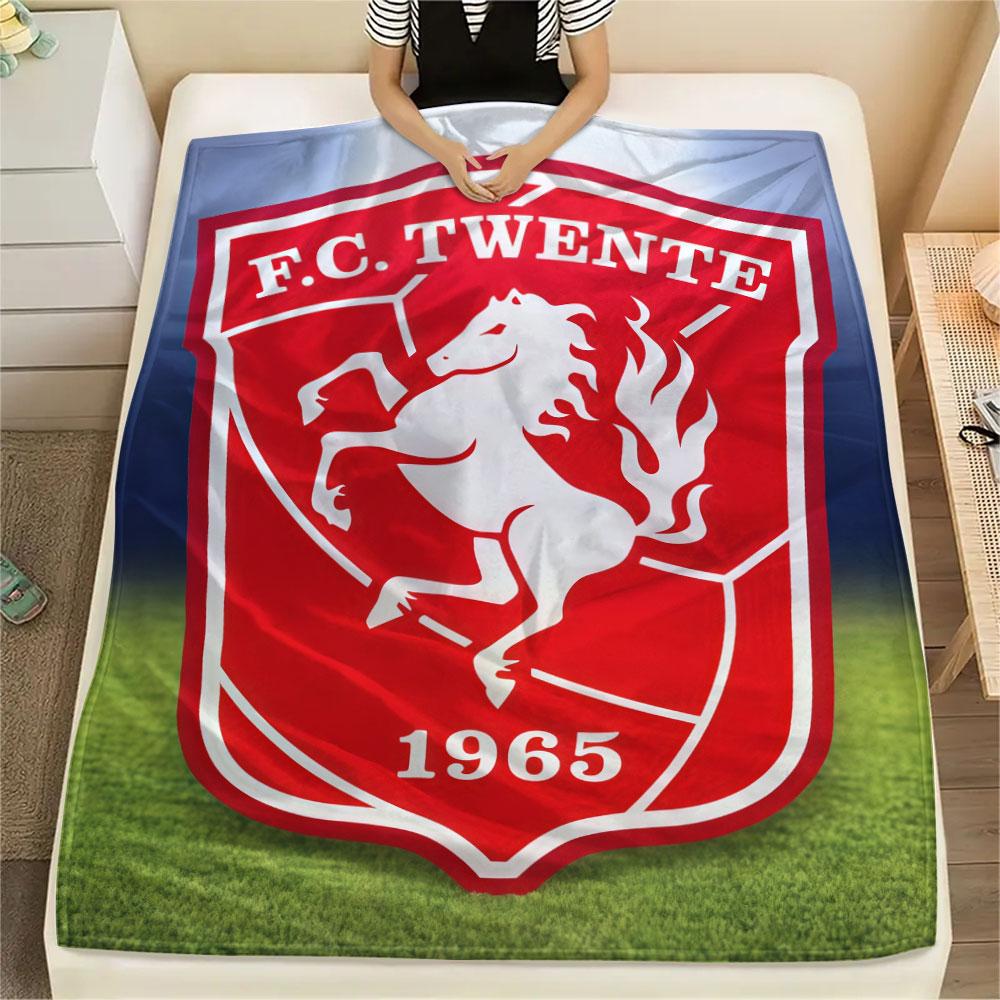 FC. Coperta in Flanella Twente, Alta qualità, Confortevole per Tutte le Stagioni, Decorazione per la Casa, Calore e Comfort