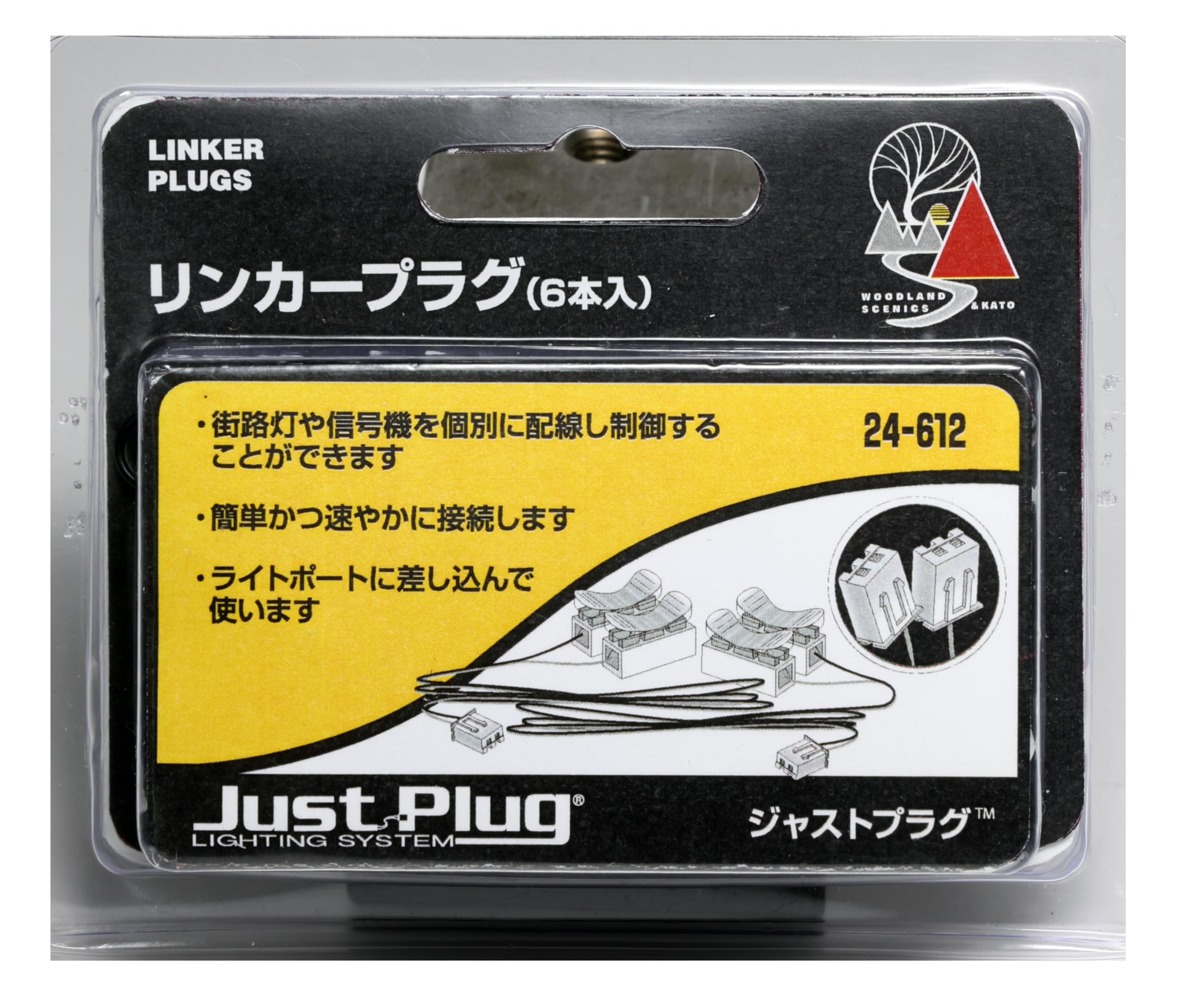 

KATO Just Plug Linker Plug 6-Pack 24-612 Принадлежности для моделей железных дорог