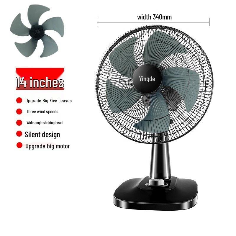 16palcový tichý oscilační stolní ventilátor pro domácnost a koleje