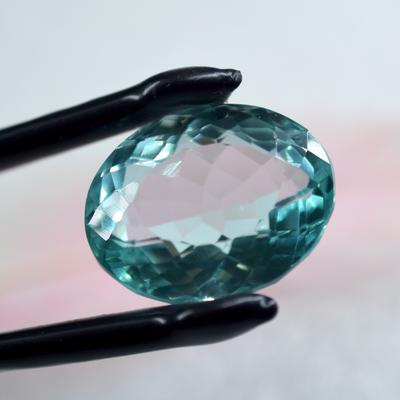 Natural Blue Topaz Loose Gemstone 58.23 Ct Oval Cut for Jewelry Making and Gem Collections
