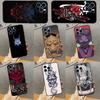 Samurai Oni Mask Phone Case For iPhone 16 Pro Max 15 14 12 11 13 Pro Max Plus 12 13 Mini XR 16e Funda Silione Cover