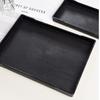Black White Large Plastic Tray Plastic Bed Table Tray New Serving Trays  Bathroom