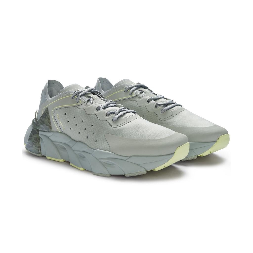 Under Armour Halo Trainer Shock Absorbing Non-Slip Low-Top Running Shoes Unisex Sneaker Titanium-Gray 6007640-069