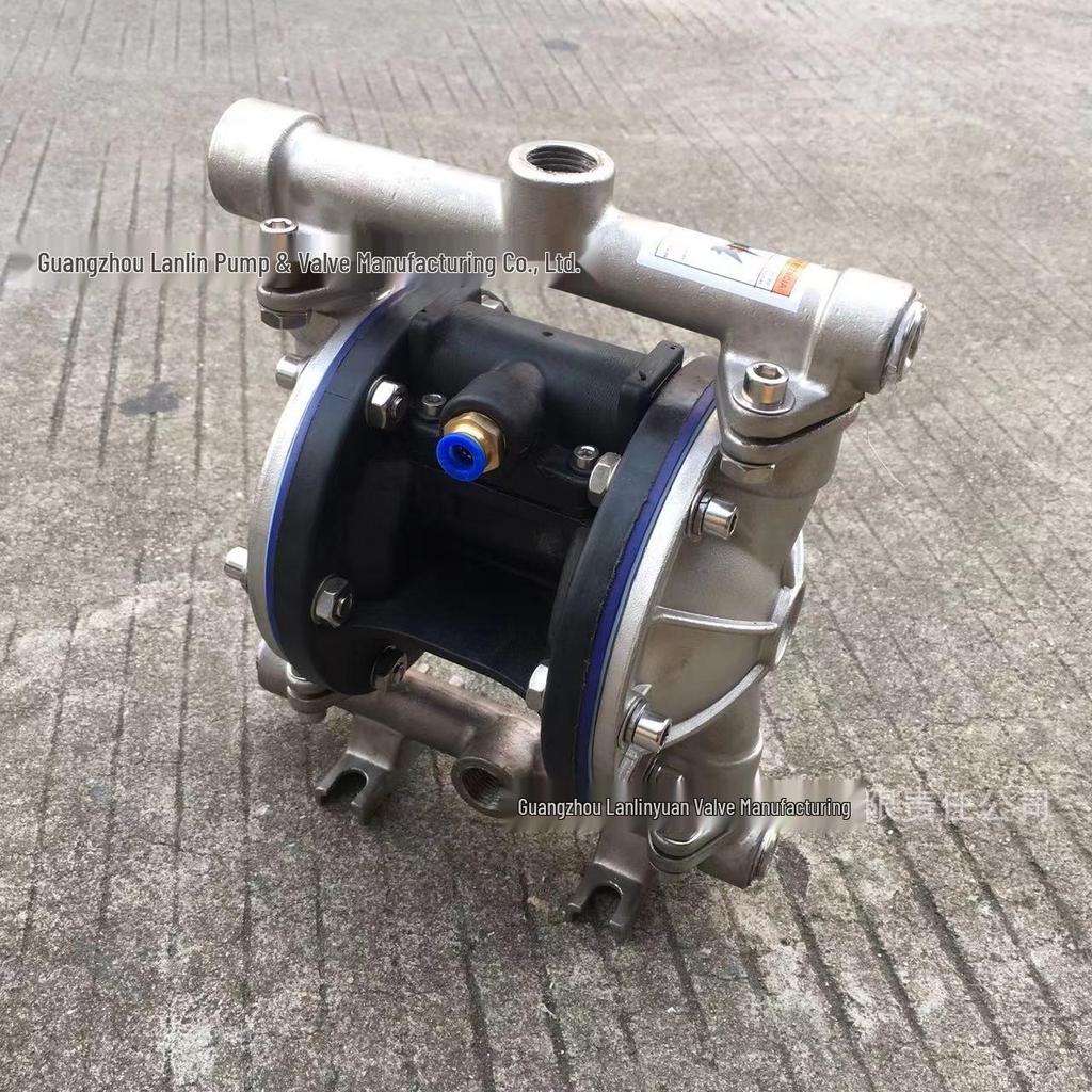 Pneumatic Diaphragm Pump QBY-40: Plastic & Stainless Steel, Resistant to Corrosion, Acids & Alkalis, for Coatings, Paints, Adhesives