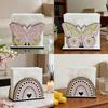 Wooden Napkin Holder Tissue Box Countertop Napkin Dispenser For Kitchens, Dining Rooms, Parties, Outdoor Settings, Restaurants