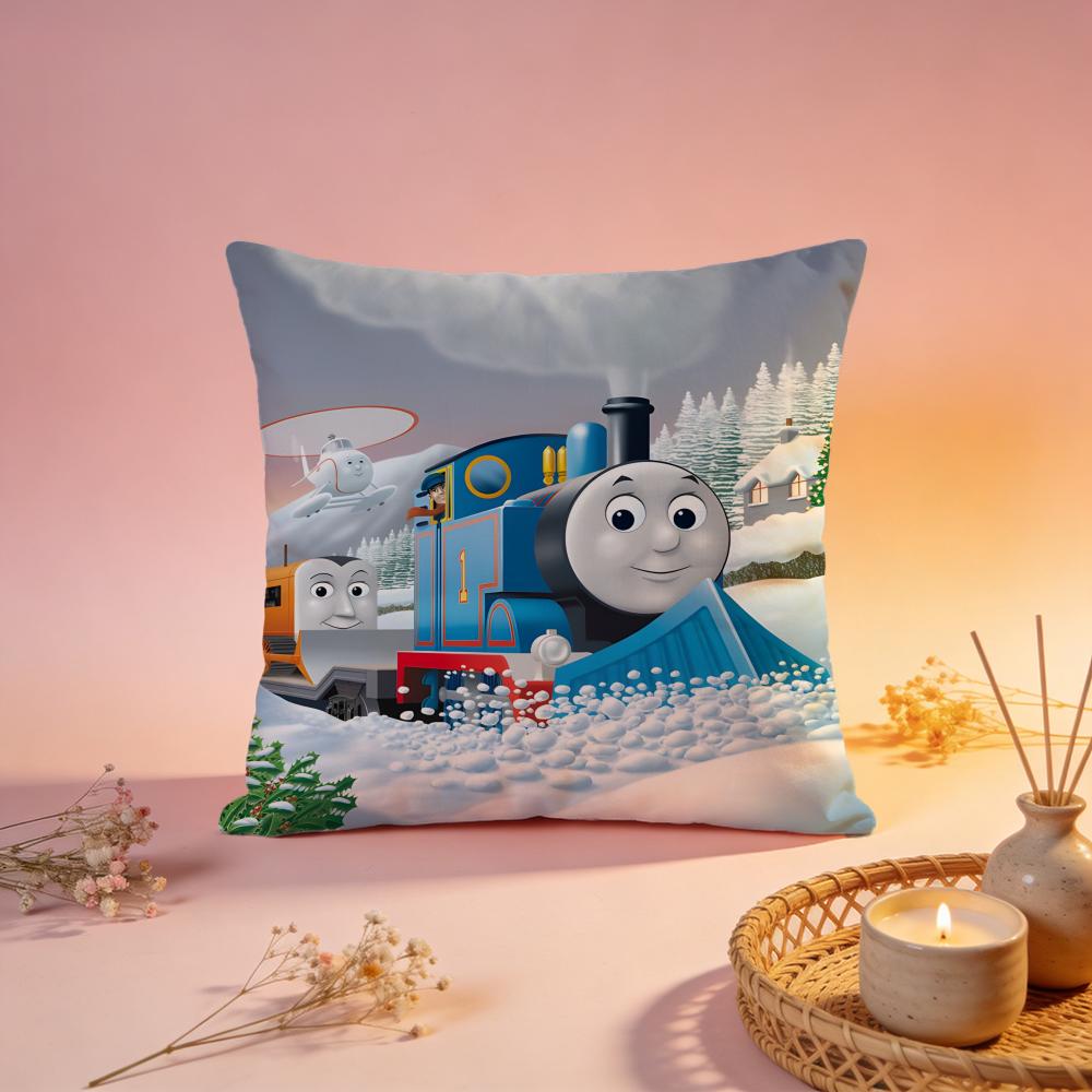 Popular Tthomas The Trained Cushion Cover Comfortable Durable Pillow Cover MultiScene for Home Office Car Sofa
